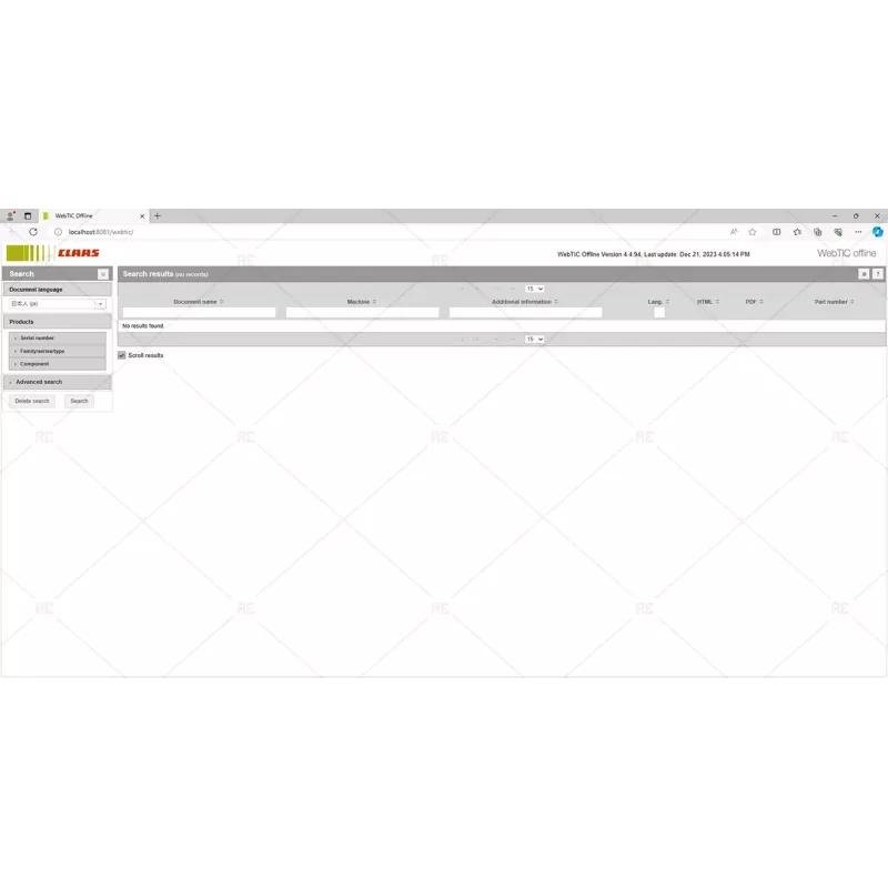 CLAAS WEBTIC OFFLINE JAPANESE 4.4.94 [2023.05]