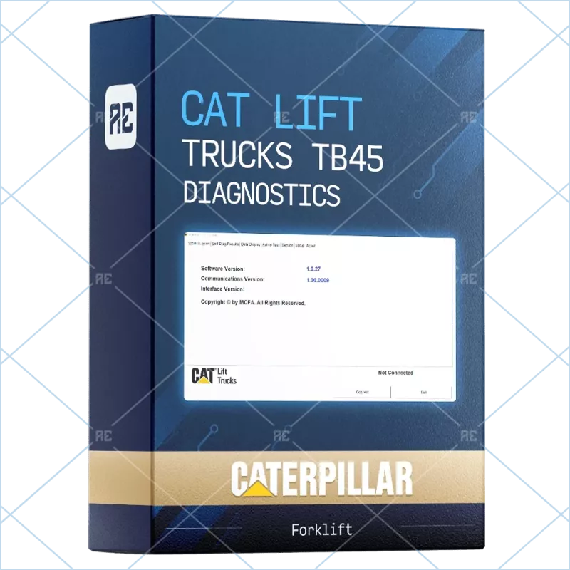 CAT LIFT TRUCKS TB45 DIAGNOSTICS 1.0.27