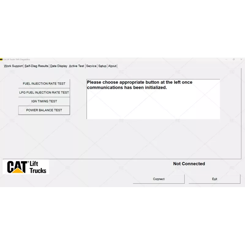 CAT LIFT TRUCKS TB45 DIAGNOSTICS 1.0.27