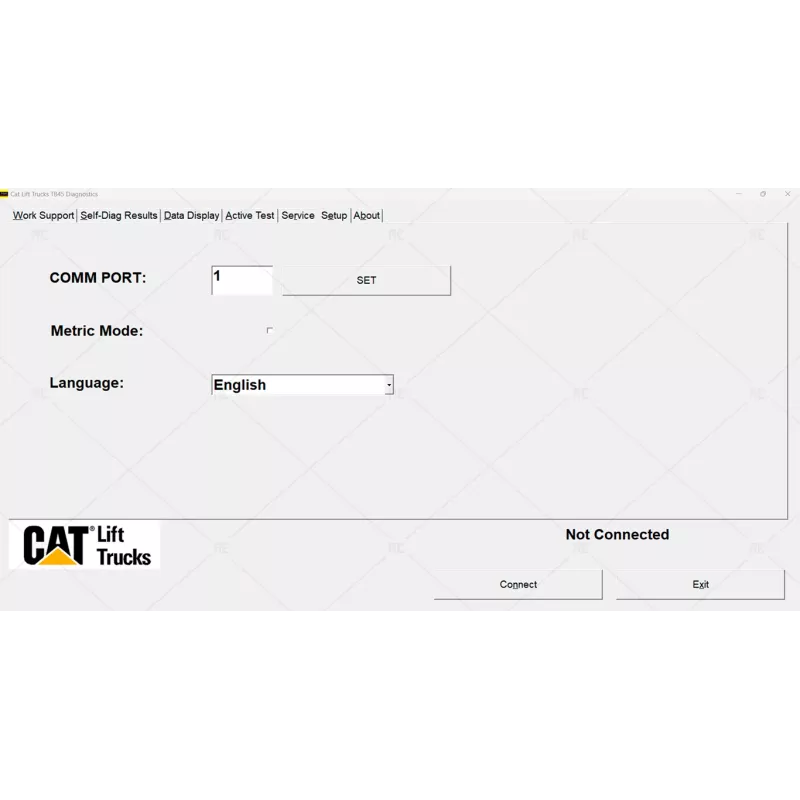 CAT LIFT TRUCKS TB45 DIAGNOSTICS 1.0.27