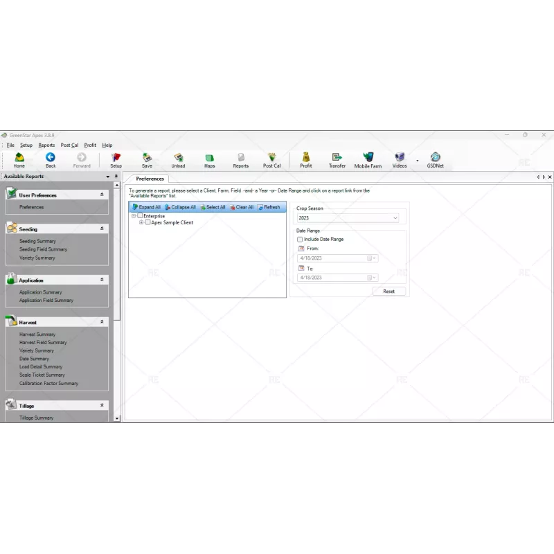 JOHN DEERE GREEN START APEX 3.8.9.3891