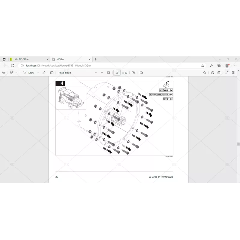 CLAAS WEBTIC OFFLINE SPANISH-AMERICAN 4.4.94 [2023.04]