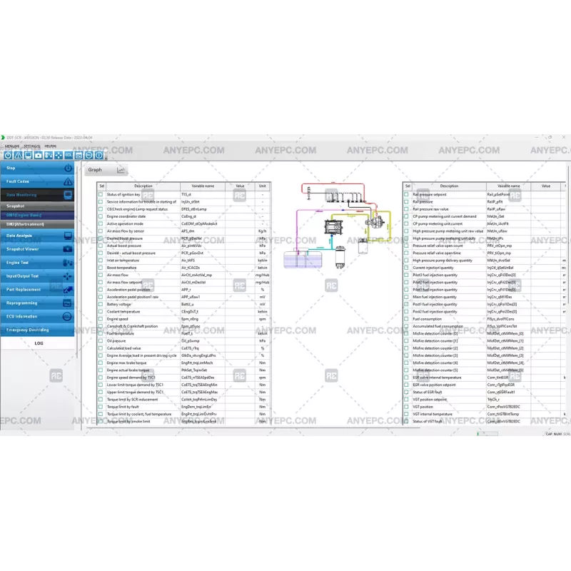 HYUNDAI INFRACORE DIAGNOSTIC TOOL SCR 02.50 [2023.04]