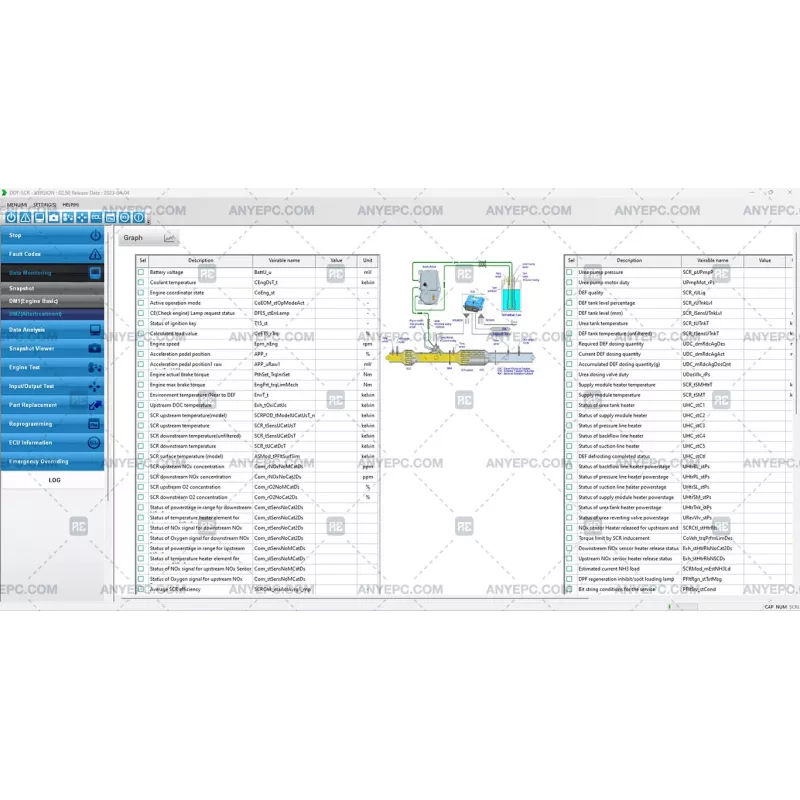 HYUNDAI INFRACORE DIAGNOSTIC TOOL SCR 02.50 [2023.04]