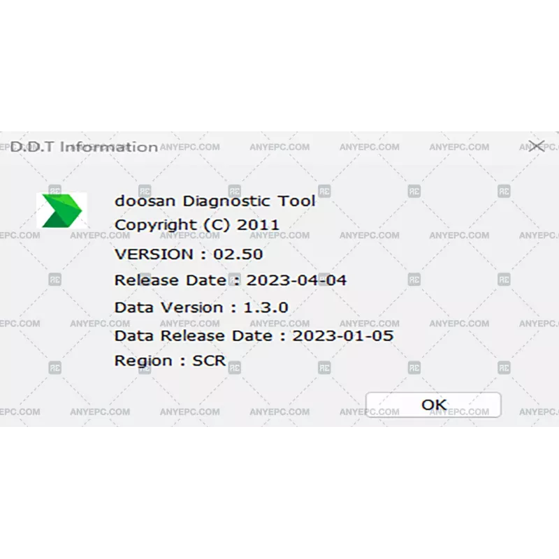 HYUNDAI INFRACORE DIAGNOSTIC TOOL SCR 02.50 [2023.04]