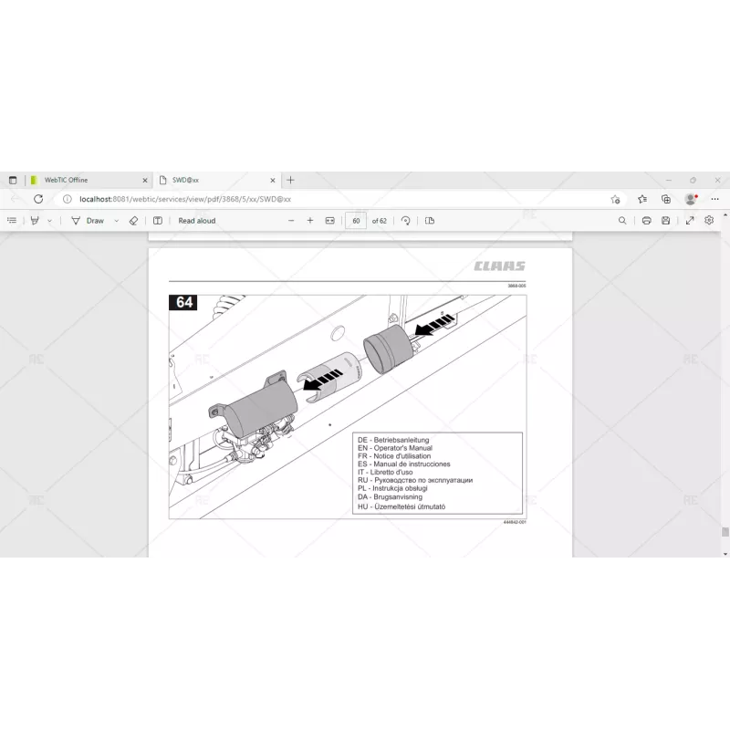 CLAAS WEBTIC OFFLINE ROMANIAN 4.4.94 [2023.04]