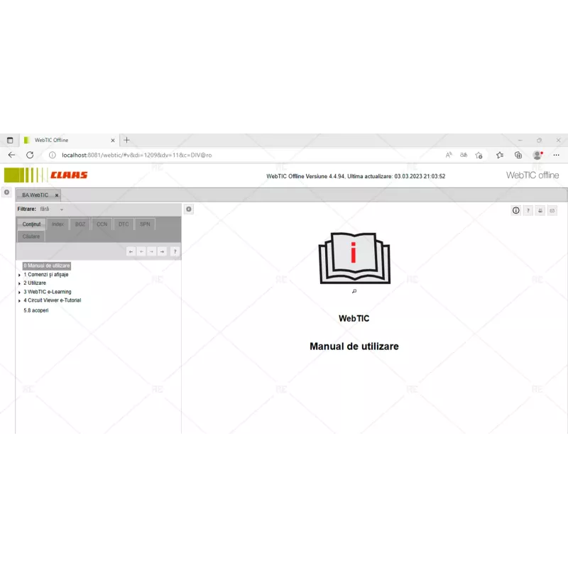CLAAS WEBTIC OFFLINE ROMANIAN 4.4.94 [2023.04]
