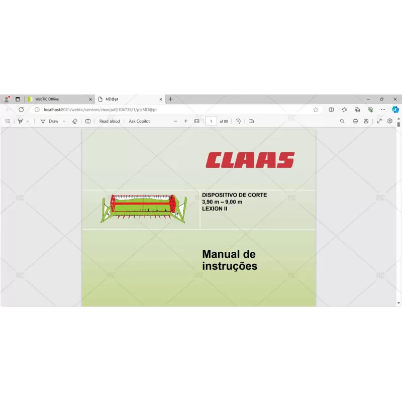 CLAAS WEBTIC OFFLINE PORTUGUESE 4.4.94 [2023.04]