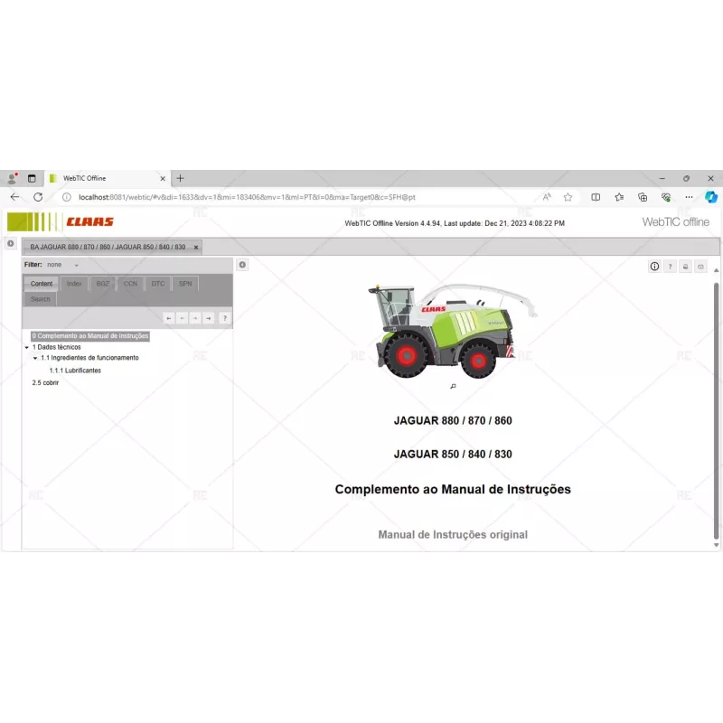 CLAAS WEBTIC OFFLINE PORTUGUESE 4.4.94 [2023.04]