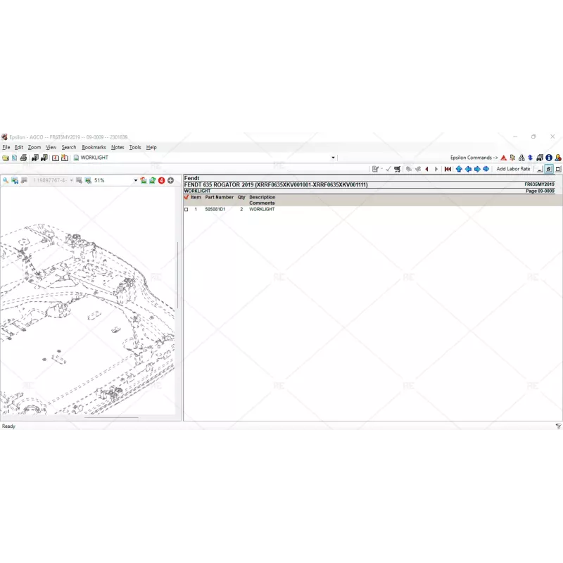 FENDT AG UK & EUROPE PARTS CATALOG & WORKSHOP SERVICE MANUALS 2021.03