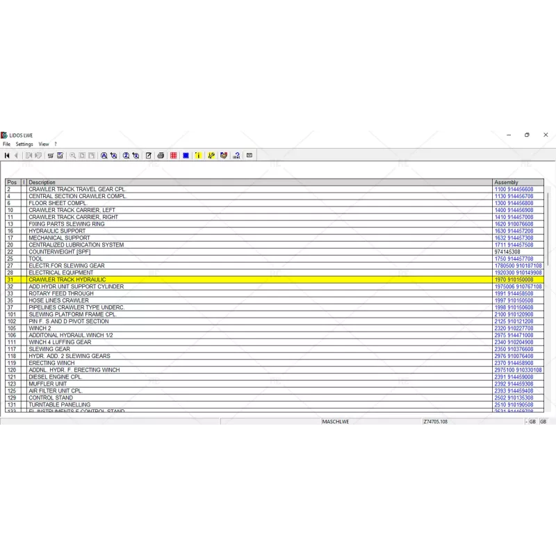LIEBHERR LIDOS CRANES LWE 2023.03