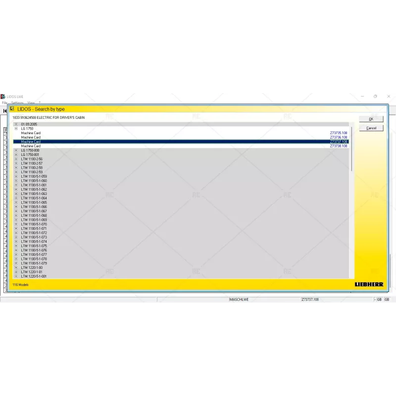 LIEBHERR LIDOS CRANES LWE 2023.03