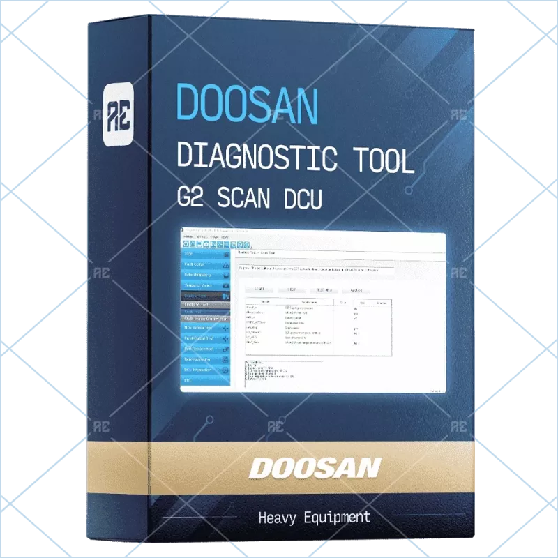 DOOSAN DIAGNOSTIC TOOL G2 SCAN DCU 3.17 [2023.03]