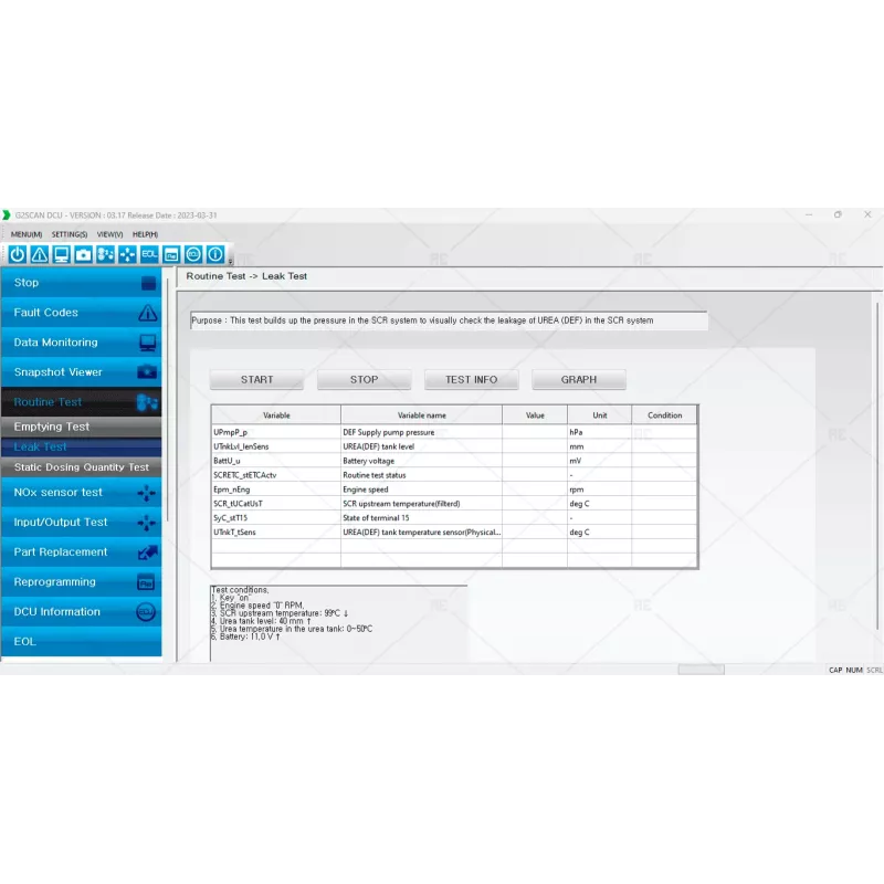 DOOSAN DIAGNOSTIC TOOL G2 SCAN DCU 3.17 [2023.03]