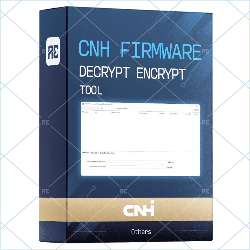 CNH FIRMWARE DECRYPT - ENCRYPT TOOL 2022.12