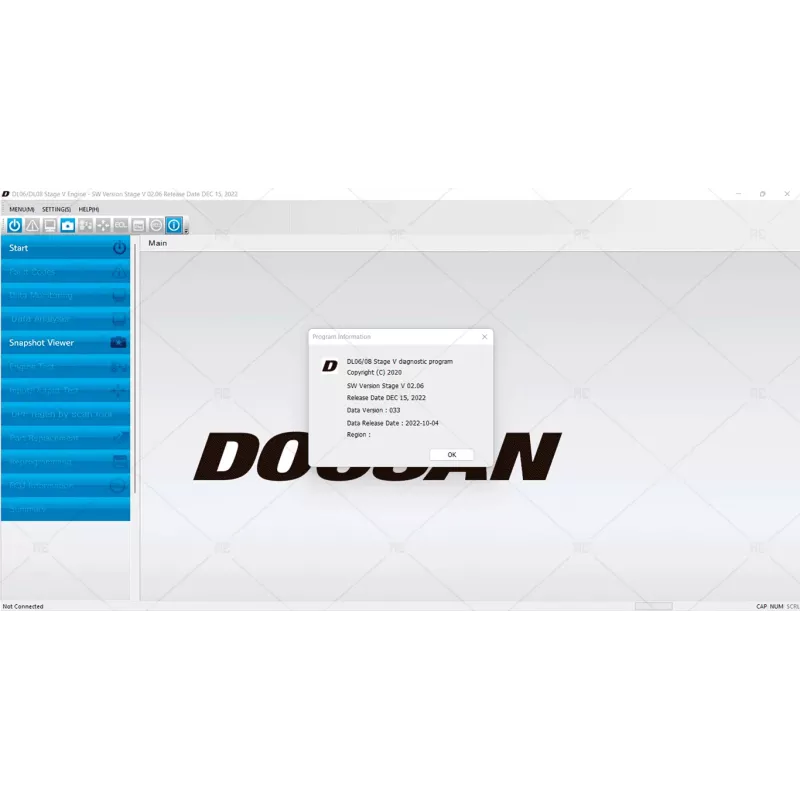 DOOSAN DIAGNOSTIC TOOL STAGE V TOTAL DL06-08 2.06 [2022.12]