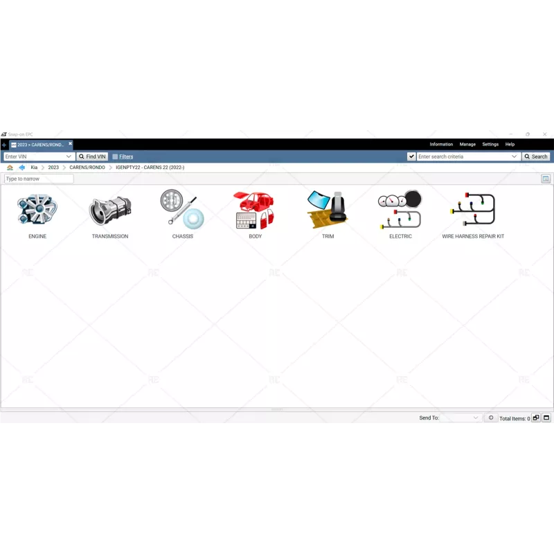 KIA SNAP-ON EPC GLOBAL 2022.11