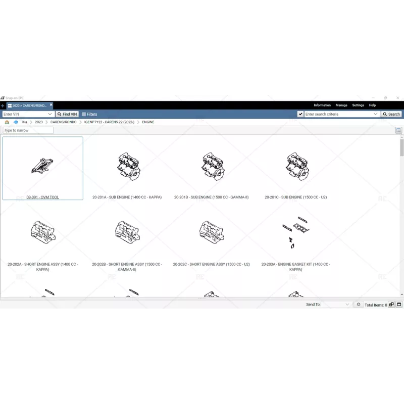 KIA SNAP-ON EPC GLOBAL 2022.11