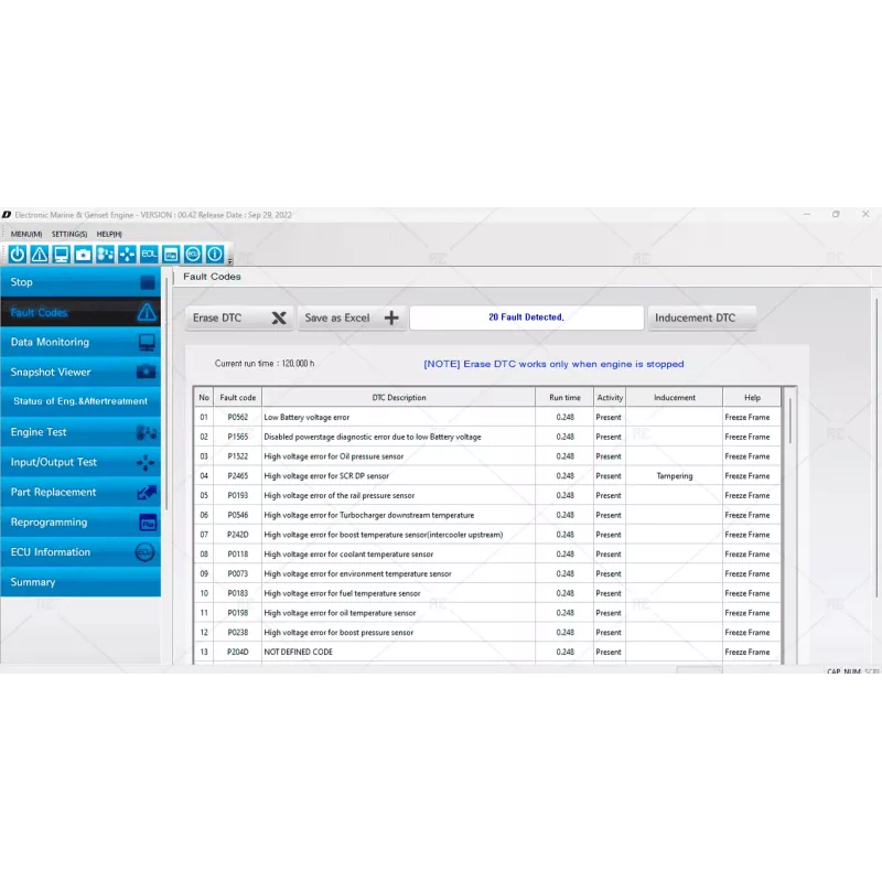 DOOSAN ELECTRONIC MARINE & GENSET ENGINE 00.42 [2022.10]