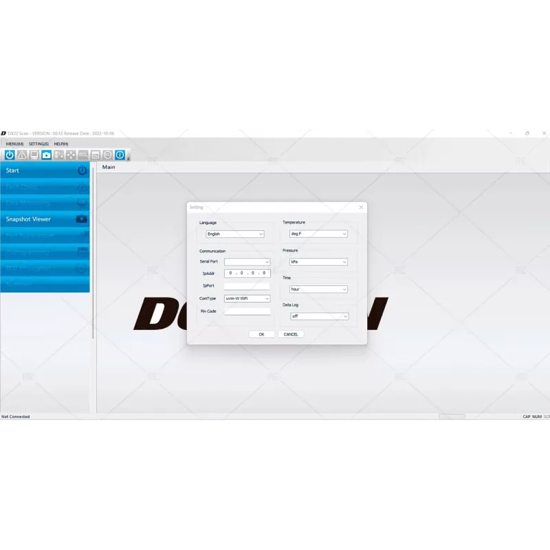 DOOSAN DIAGNOSTIC TOOL DX22 SCAN 0.12 [2022.10]