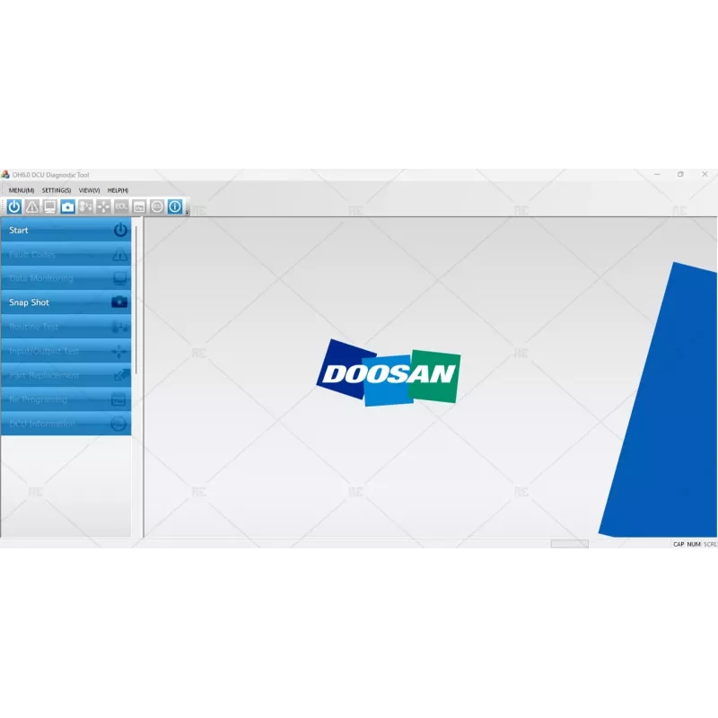 DOOSAN DIAGNOSTIC TOOL OH6.0 SCAN DCU 2000.2.8 [2022.08]