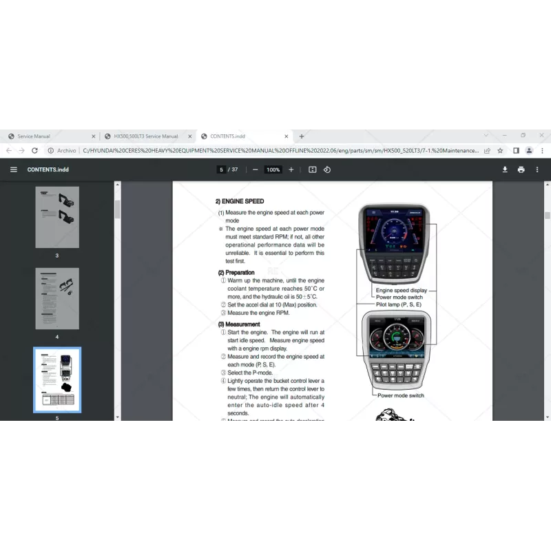 HYUNDAI CERES HEAVY EQUIPMENT SERVICE MANUAL 2022.06