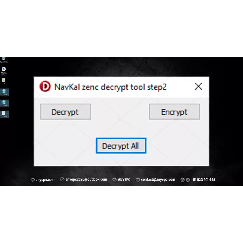 NAVISTAR NAVKAL ZENC DECRYPT - ENCRYPT TOOL 2022.06