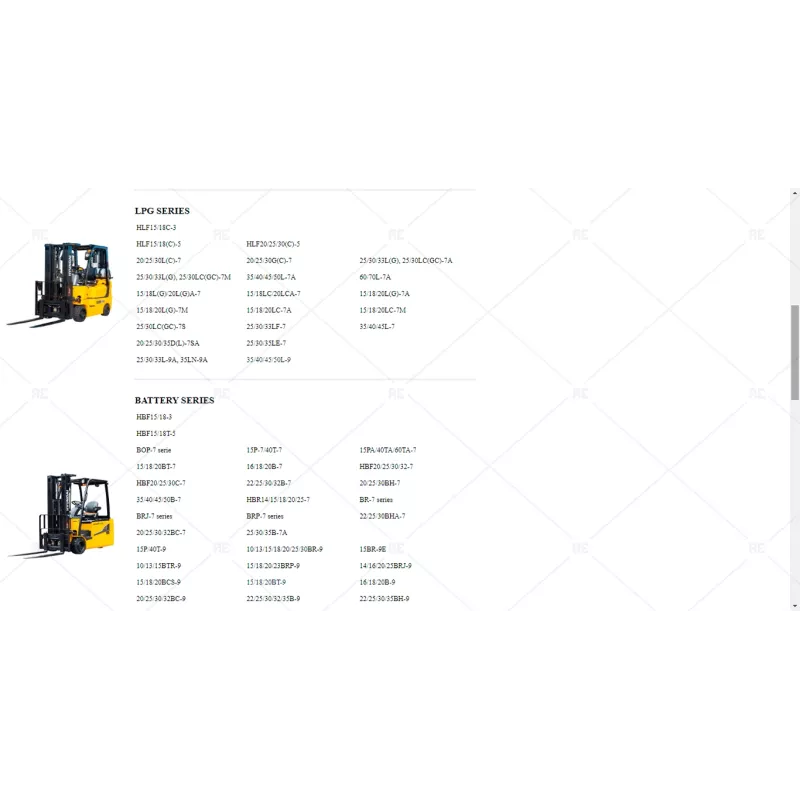 HYUNDAI FORKLIFT TRUCKS SERVICE MANUAL 2022.06