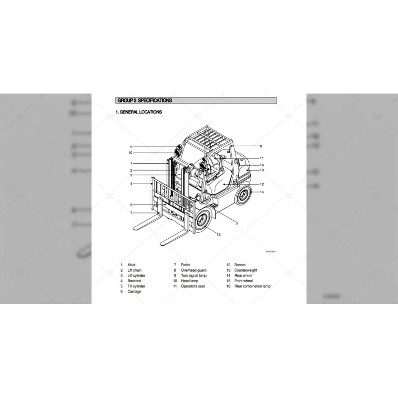 HYUNDAI FORKLIFT TRUCKS SERVICE MANUAL 2022.06