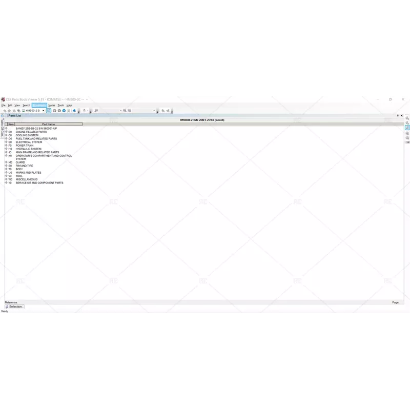 KOMATSU CSS-NET EPC USA 2022.05