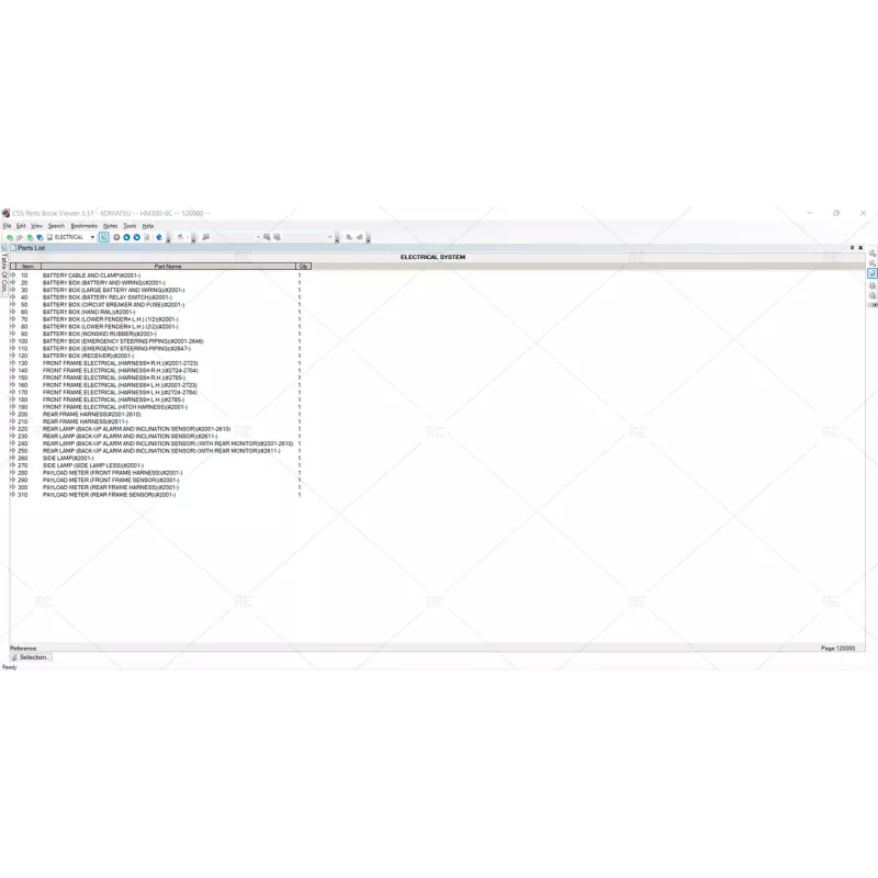 KOMATSU CSS-NET EPC USA 2022.05