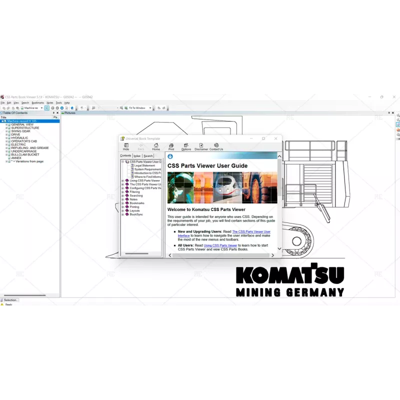 KOMATSU CSS EPC MINING EXCAVATOR 2022.05