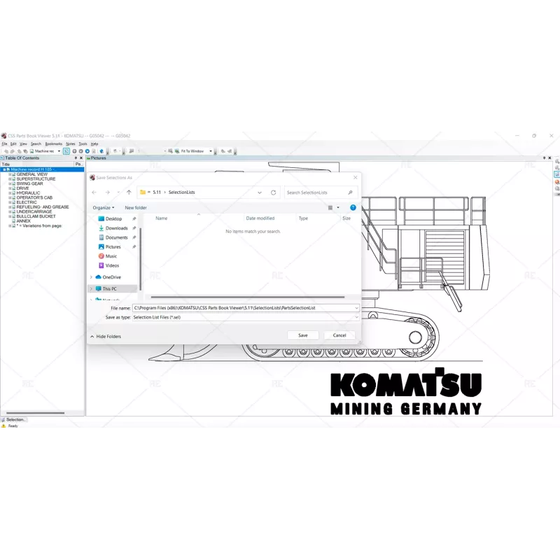 KOMATSU CSS EPC MINING EXCAVATOR 2022.05