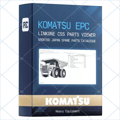 KOMATSU EPC LINKONE CSS PARTS VIEWER 5.11 UPDATED JAPAN SPARE PARTS CATALOGUE 5.11 [2022.05]