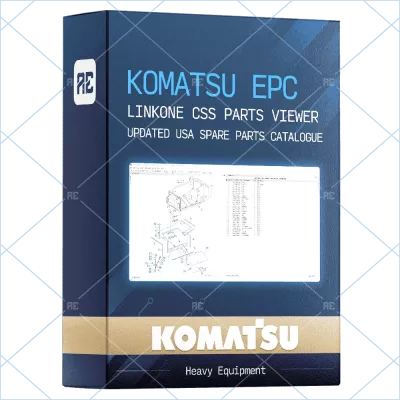 KOMATSU EPC LINKONE CSS PARTS VIEWER UPDATED USA SPARE PARTS CATALOGUE 5.11 [2022.05]