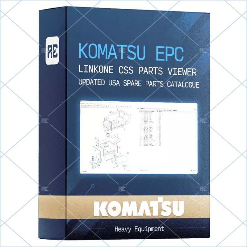 KOMATSU EPC LINKONE CSS PARTS VIEWER UPDATED USA SPARE PARTS CATALOGUE 5.11 [2022.05]