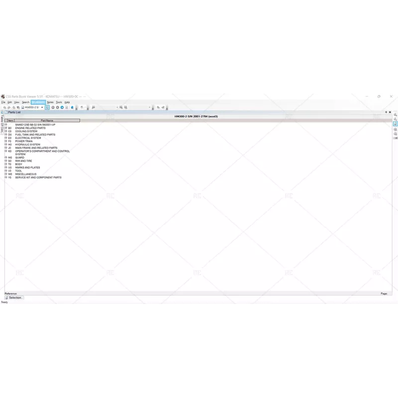 KOMATSU EPC LINKONE CSS PARTS VIEWER UPDATED USA SPARE PARTS CATALOGUE 5.11 [2022.05]