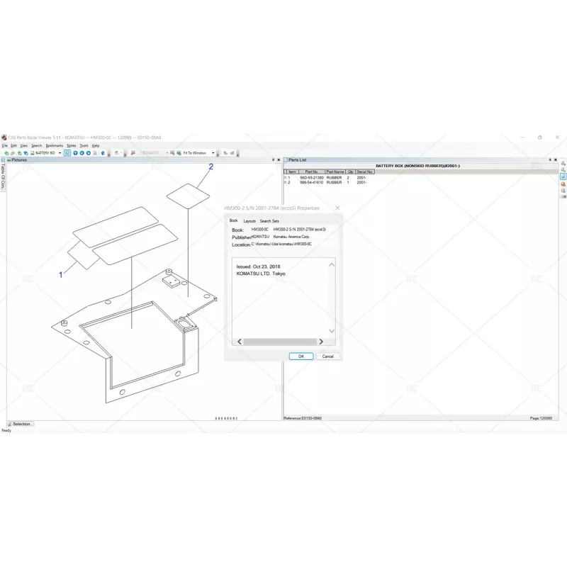 KOMATSU EPC LINKONE CSS PARTS VIEWER UPDATED USA SPARE PARTS CATALOGUE 5.11 [2022.05]
