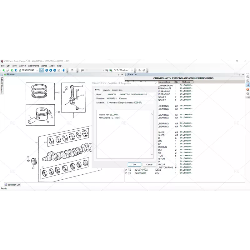 KOMATSU LINKONE CSS-NET EPC EUROPE 5.11 [2022.05]