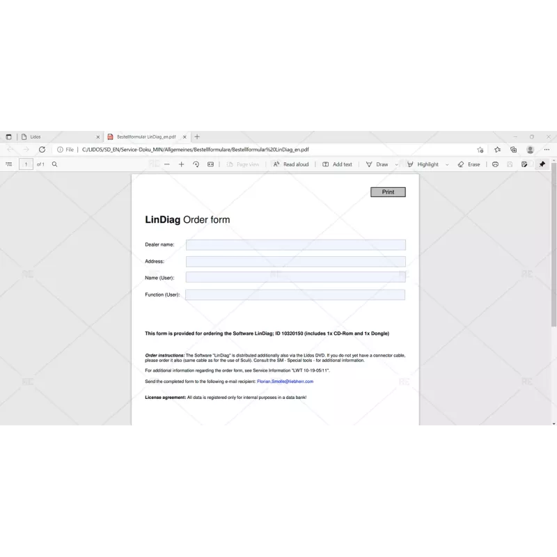 LIEBHERR LIDOS SERVICE DOCUMENTATION MINING EQUIPMENT ENGLISH OFFLINE 2022.03