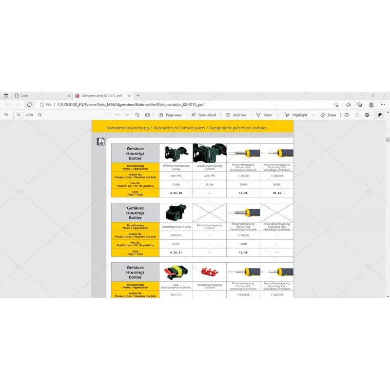 LIEBHERR LIDOS SERVICE DOCUMENTATION MINING EQUIPMENT ENGLISH OFFLINE 2022.03