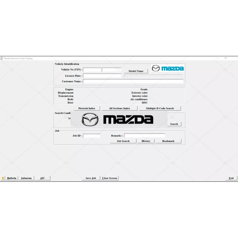 MAZDA ELECTRONIC PARTS CATALOGUE CHINA 2022.02