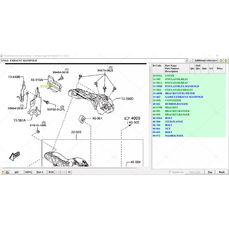 MAZDA ELECTRONIC PARTS CATALOGUE CHINA 2022.02