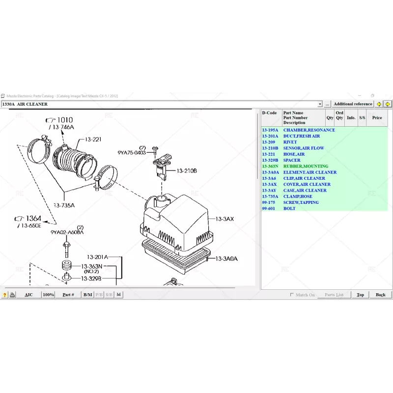 MAZDA ELECTRONIC PARTS CATALOGUE CHINA 2022.02