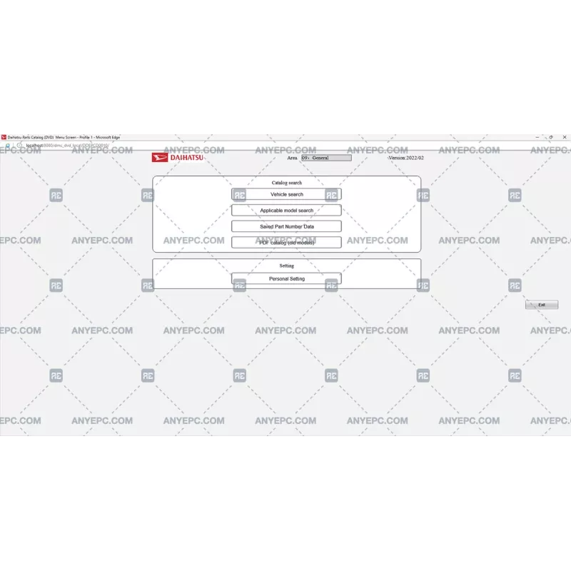 DAIHATSU PARTS CATALOG 2022.02