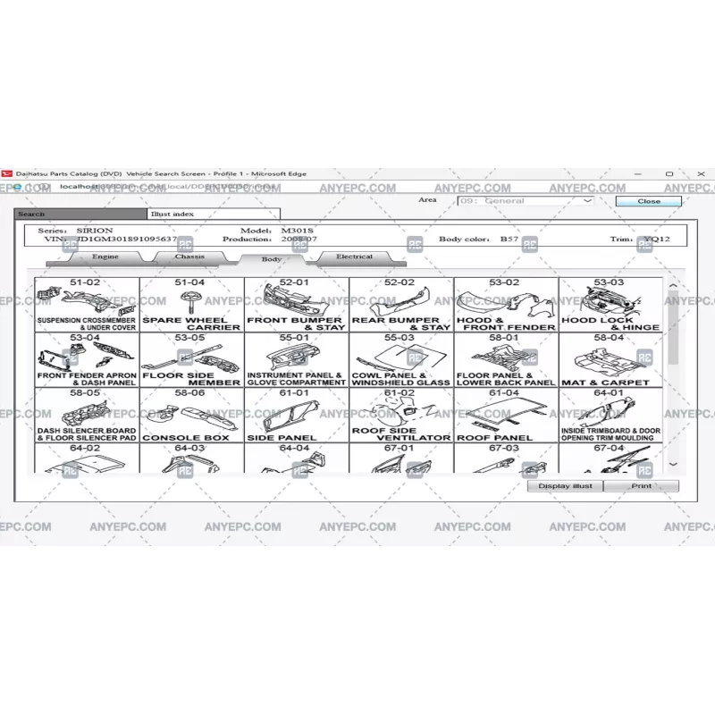 DAIHATSU PARTS CATALOG 2022.02