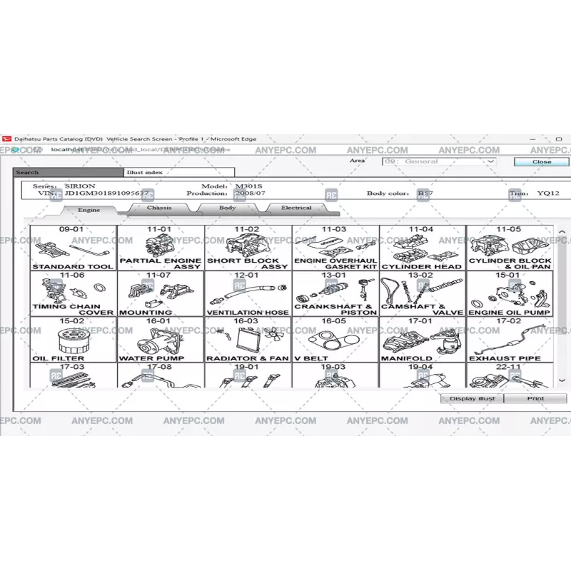 DAIHATSU PARTS CATALOG 2022.02