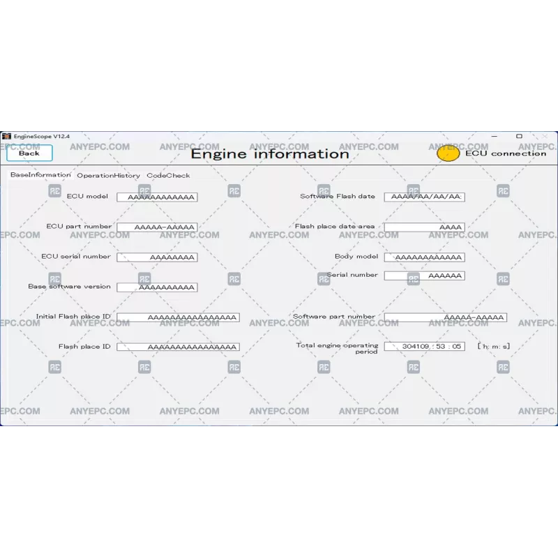 MITSUBISHI DIESEL ENGINE SERVICE TOOL ENGINE SCOPE 12.4.2 [2022]