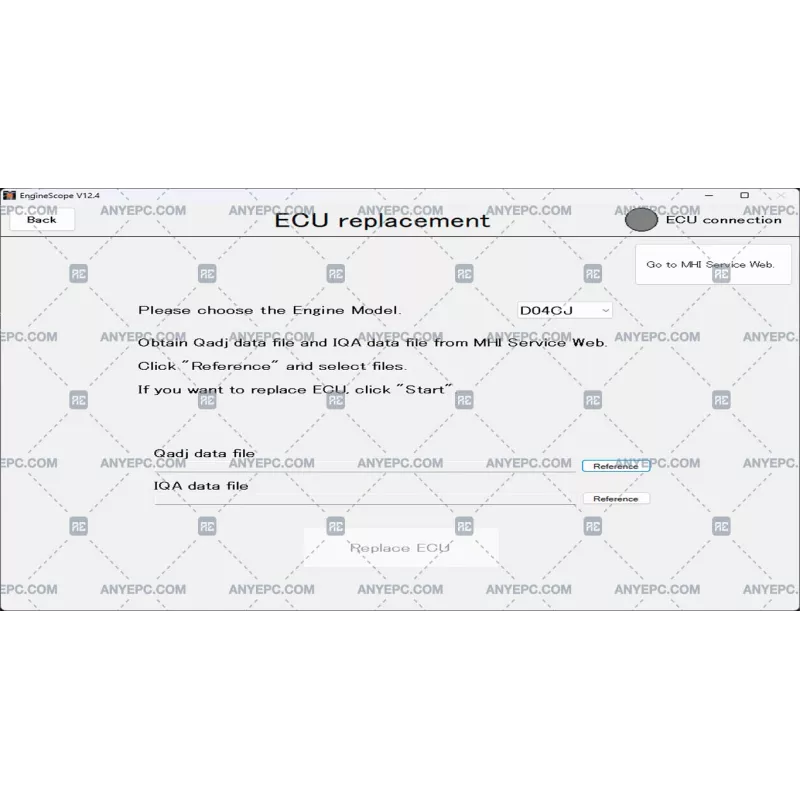 MITSUBISHI DIESEL ENGINE SERVICE TOOL ENGINE SCOPE 12.4.2 [2022]