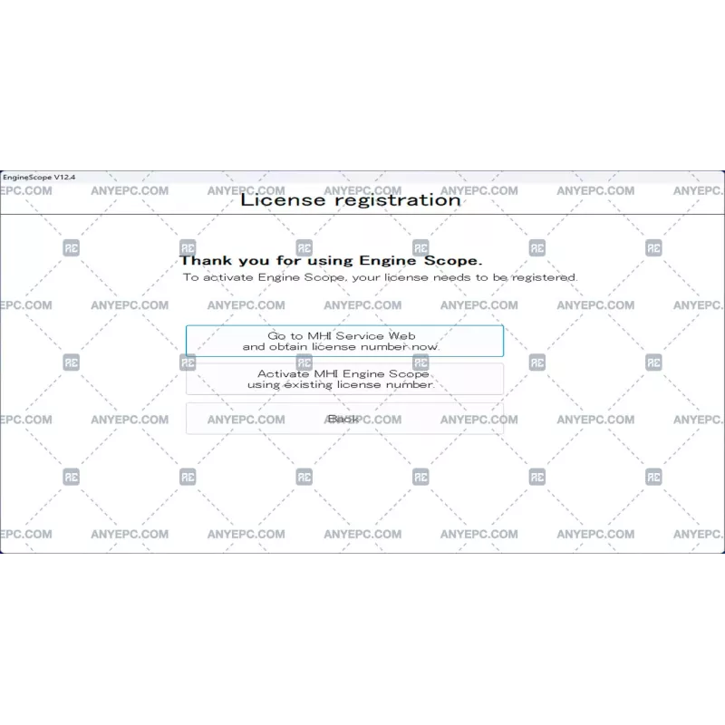 MITSUBISHI DIESEL ENGINE SERVICE TOOL ENGINE SCOPE 12.4.2 [2022]